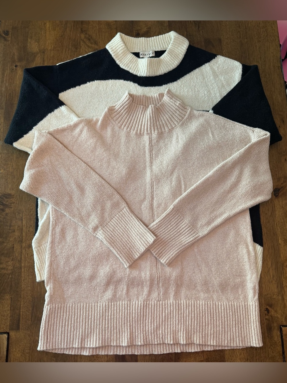 LOFT Outlet & Ava Viv Cozy Sweater Lot Size XL / 1X Mock Neck Knit